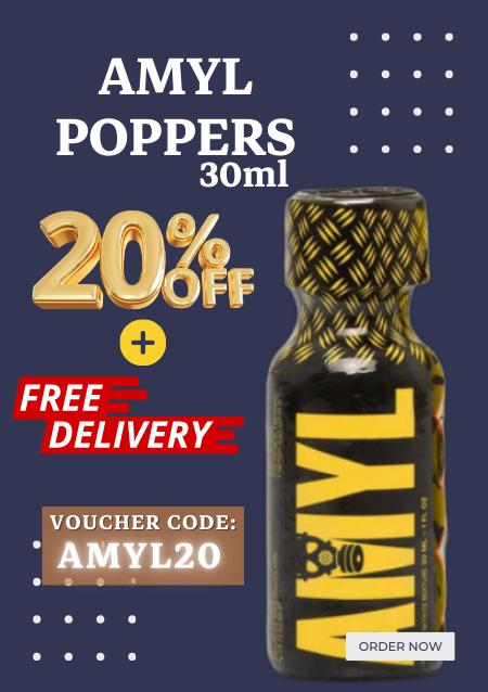 Malaysia poppers Amy; 30ml promotion. Voucher Code: AMYL20