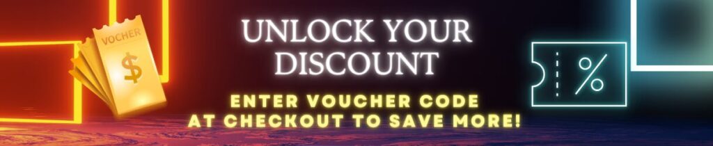 Unlock your discount-enter voucher code at checkout to save more!